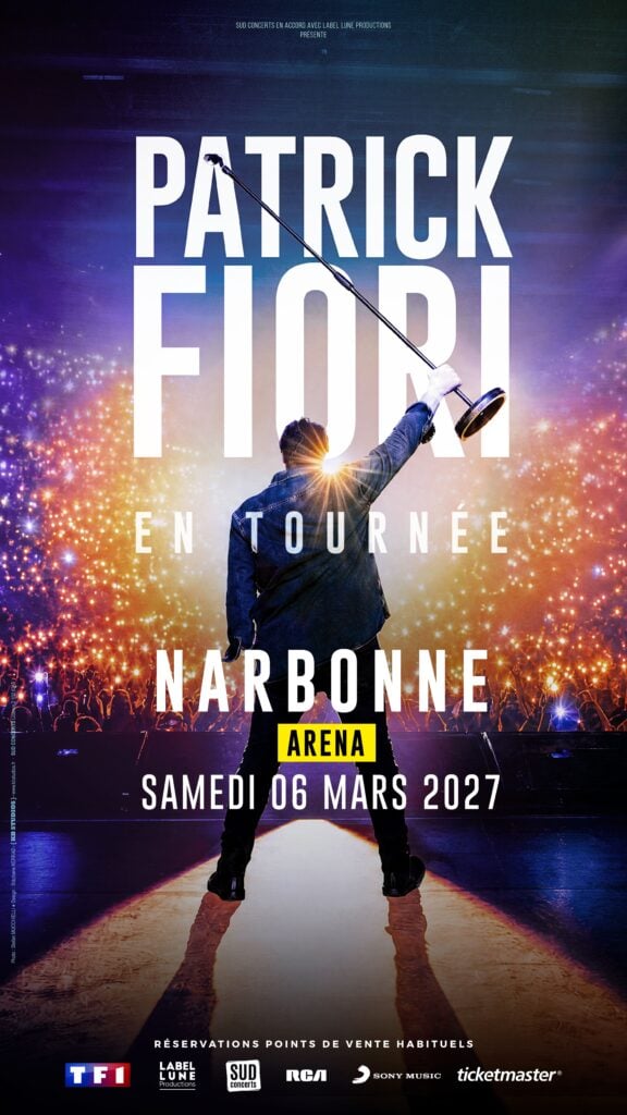 Patrick Fiori en concert à la Narbonne Arena le Sam 6 mars