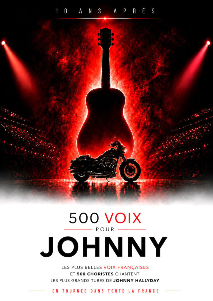 500 Voix pour Johnny en concert à la Narbonne Arena le Sam 27 fév